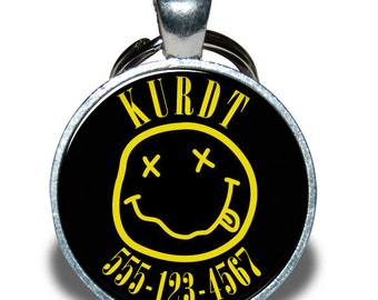 Pet ID Tag - Nirvana *Inspired* - Dog tag, Cat Tag, Pet Tag