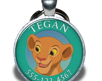 Pet ID Tag - Nala Lion King *Inspired* - Dog tag, Cat Tag, Pet Tag