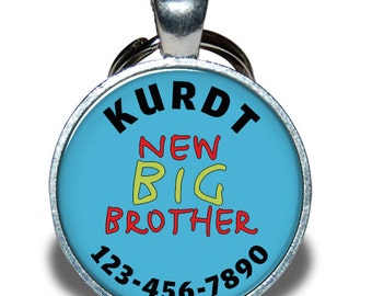 Pet ID Tag - New Big Brother or Sister - Dog tag, Cat Tag, Pet Tag