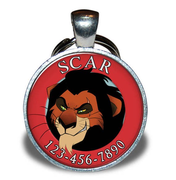 Pet ID Tag Scar Lion King inspired Dog Tag Cat Tag Pet Tag