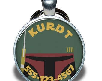 Pet ID Tag - Star Wars Boba Fett *Inspired* - Dog tag, Cat Tag, Pet Tag