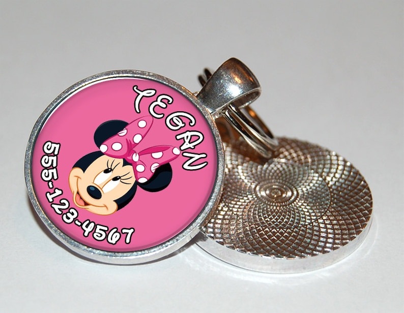 minnie dog tag