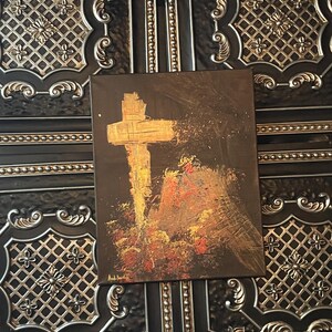 The Cross: Acrylic on Canvas Original 16”x 20”