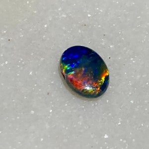 Blc1458 Single Cut Dark Opal From Lightning Ridge Black Opal Country