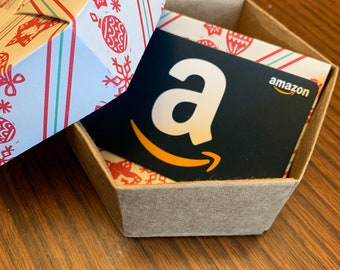 Gift Card Box - Disney Christmas Ribbons