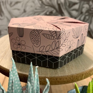 Caja de tarjetas de regalo - Boujie Rose Suculents