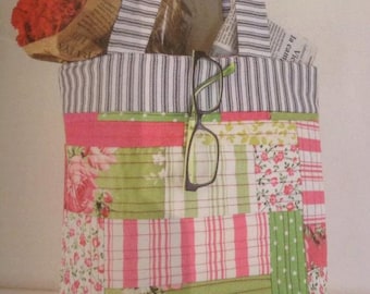 Scrappy tote bag - pattern