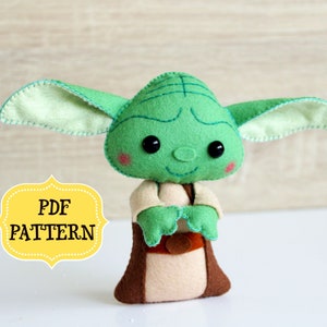 Alien felt PDF and SVG pattern, Easy sewing pattern, Felt alien ornament, Felt space pattern, Green felt alien, Stuffed space toy, DIY felt