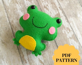 Frog Felted Wool Ornament...Made to Order....please check shipping time
