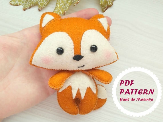 diy fox stuffed animal