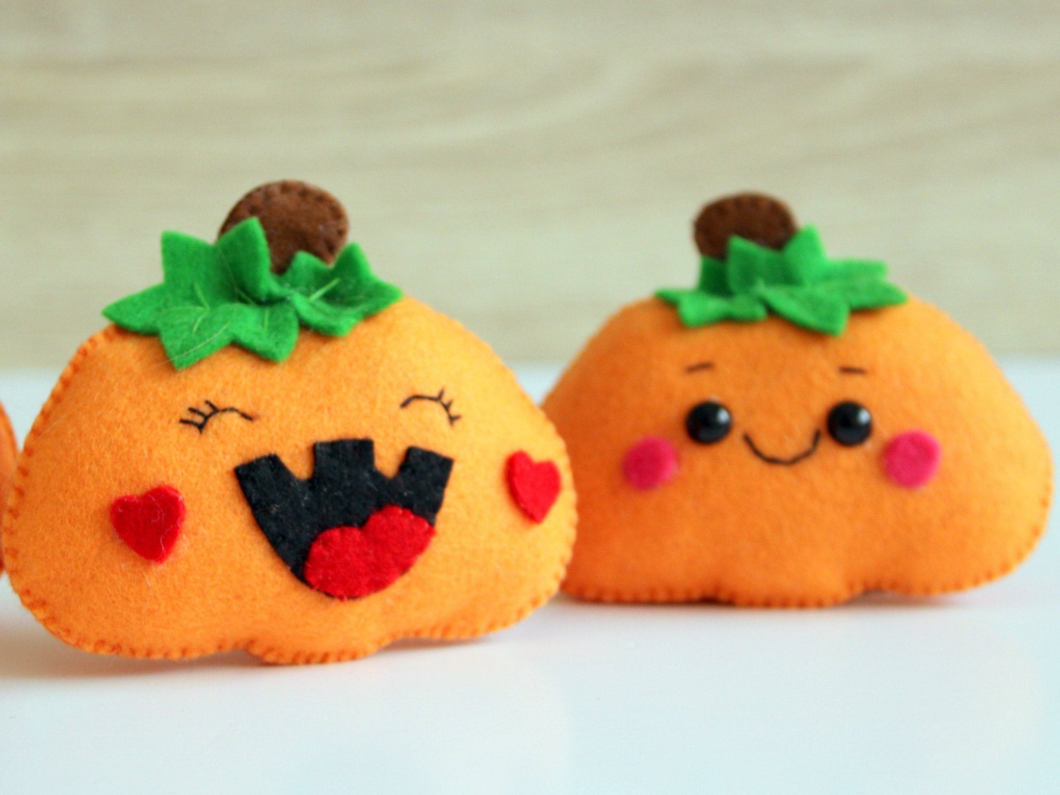 Halloween Felt Pattern Jack O Lantern Felt Pattern PDF Sewing Tutorial ...