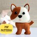 Dog Sewing Pattern Set of Three Dogs Pattern Animal Ornaments Nursery ...