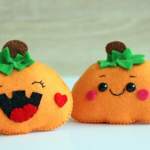 Halloween Felt Pattern Jack O Lantern Felt Pattern PDF Sewing Tutorial ...