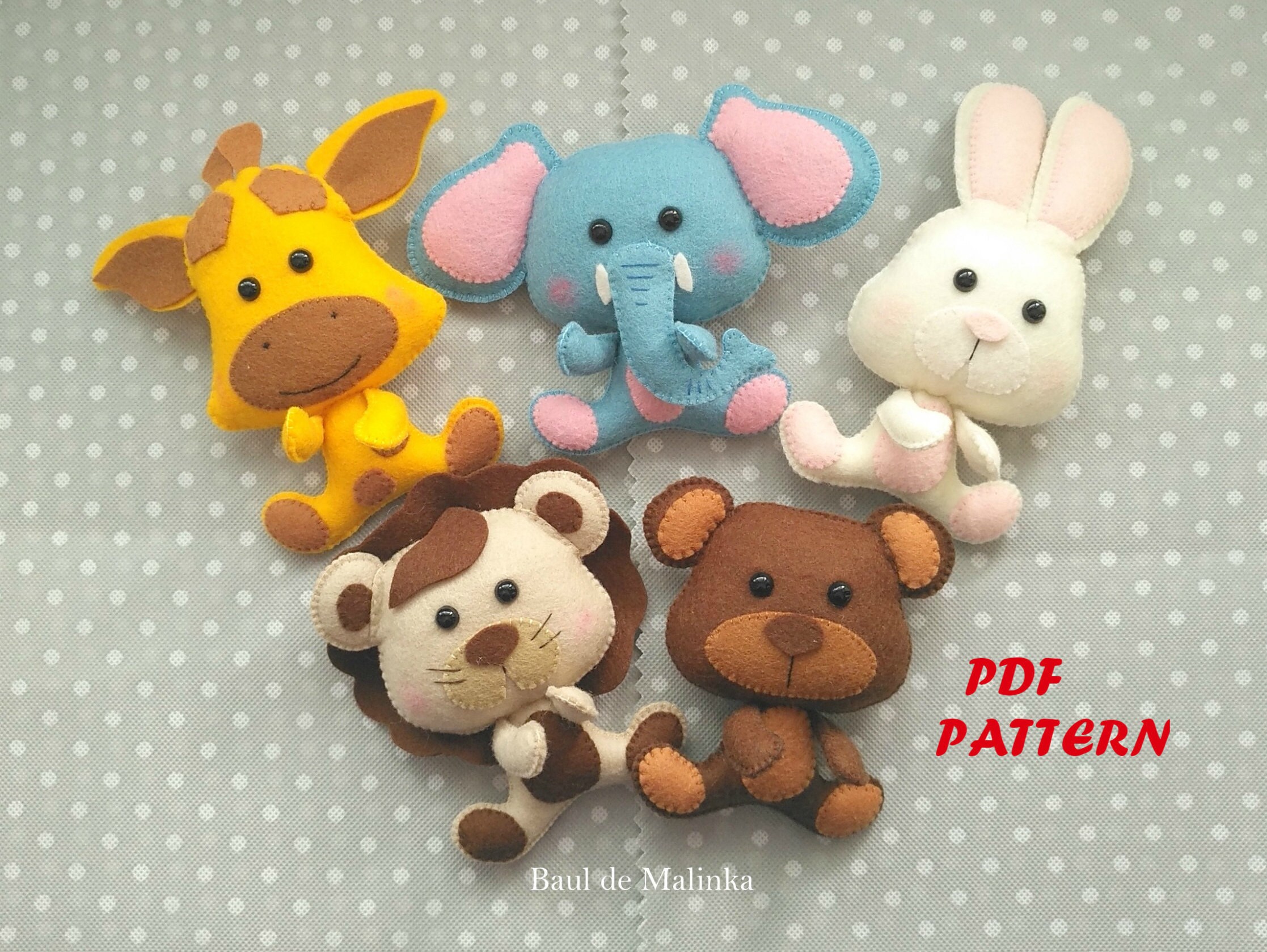 Kit Couture Enfants Ranley - Animaux En Feutre à Coudre DIY - Loisir Créatif Pour Débutants