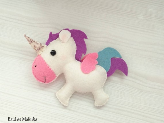 ユニコーンパターン PDF チュートリアル フェルト ユニコーンの角の