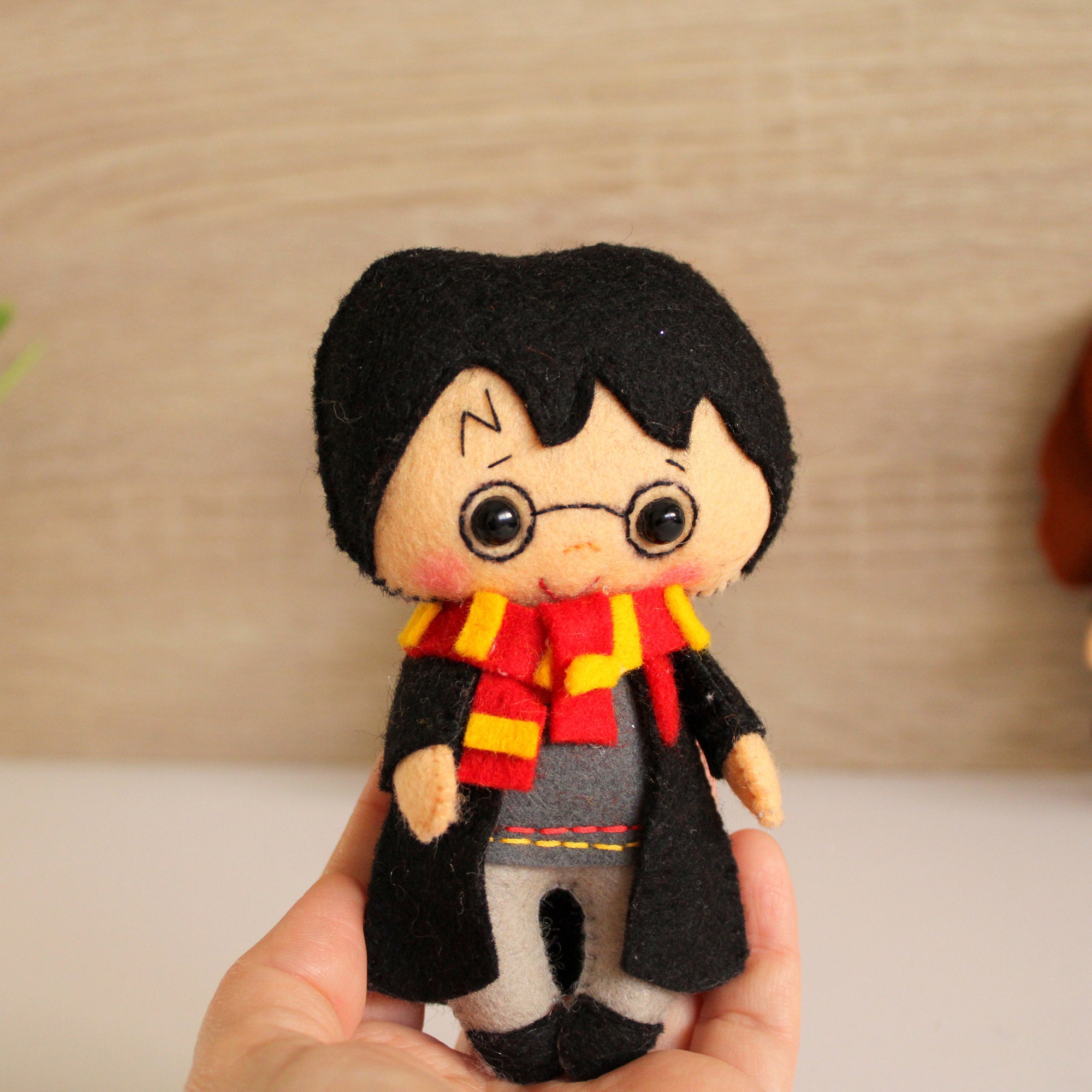 Felt Wizard Doll Sewing Pattern, Easy Felt Ornament (PDF Tutorial)