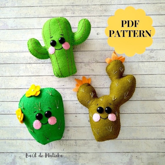 stuffed cactus pattern