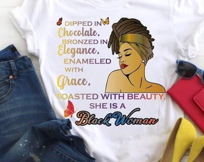 Download Dipped in Bronze, Black girl magic, Melanin, Dope Soul T ...