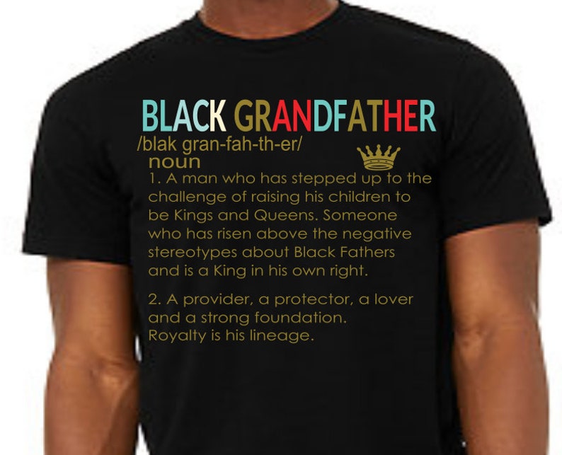Download Black grand father SvG Black Father SvG Dad Svg SVG Shirt | Etsy