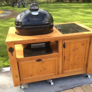 FREE SHIPPING on Grill Tables / Cabinets / Carts for Big Green Egg, Kamado Joe, Primo, Vision, Akorn, Grill Dome & other Ceramic Grills image 2