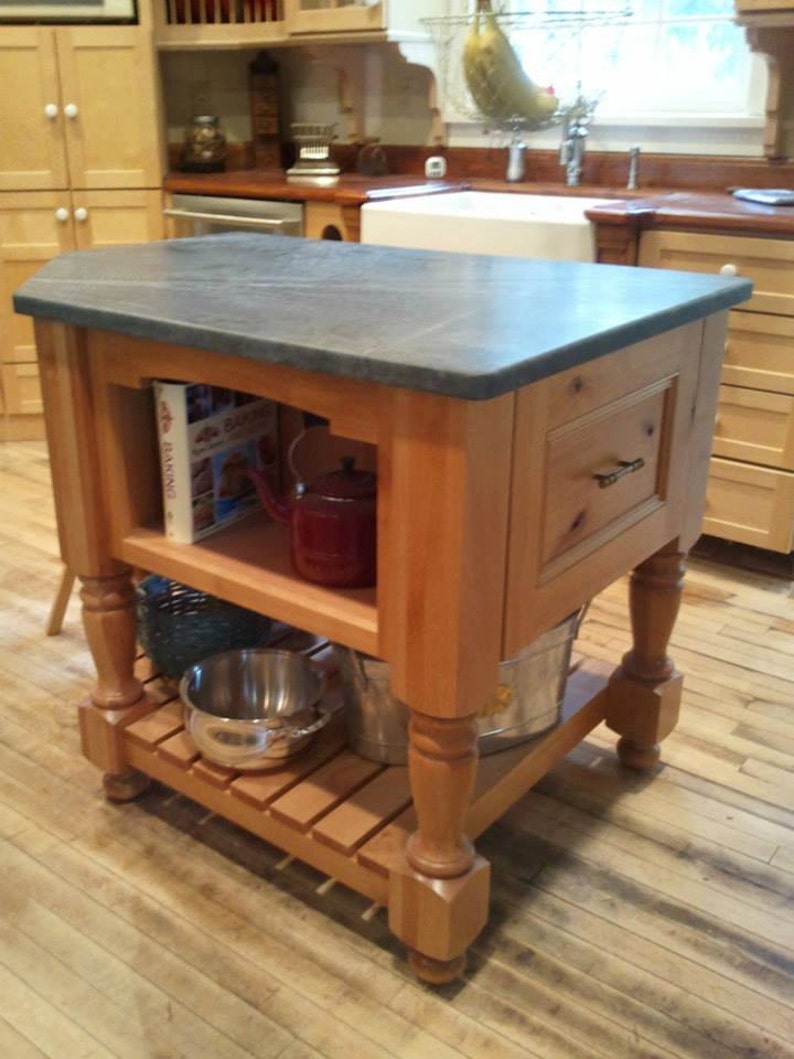 Kitchen Island Turned Leg Buffet Sideboard Etsy