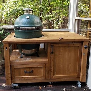 FREE SHIPPING on Grill Tables / Cabinets / Carts for Big Green Egg, Kamado Joe, Primo, Vision, Akorn, Grill Dome & other Ceramic Grills image 6