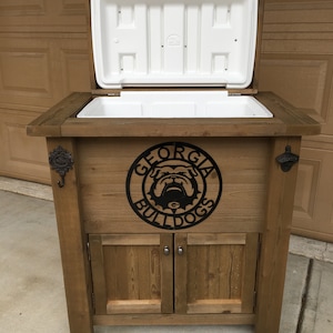 FREE SHIPPING on Rustic Wooden Coolers Great for Man Caves, Outdoor Bars and Patios, Graduation, Wedding or Birthday Gifts image 1
