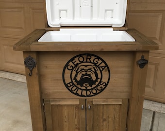 FREE SHIPPING on Rustic Wooden Coolers - Great for Man Caves, Outdoor Bars and Patios, Graduation, Wedding or Birthday Gifts