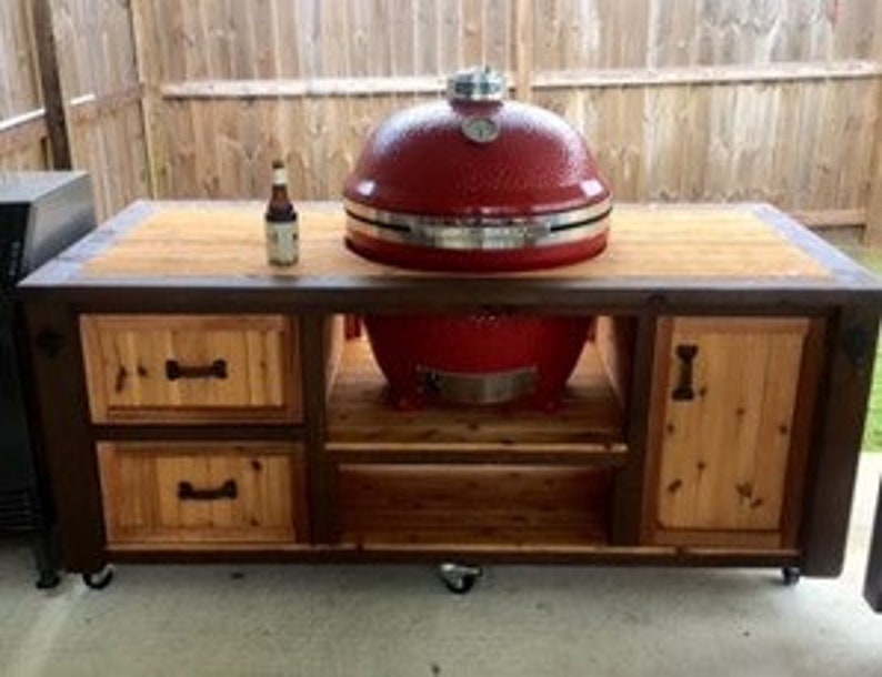 FREE SHIPPING on Grill Tables & Grill Carts for Kamado Joe Etsy