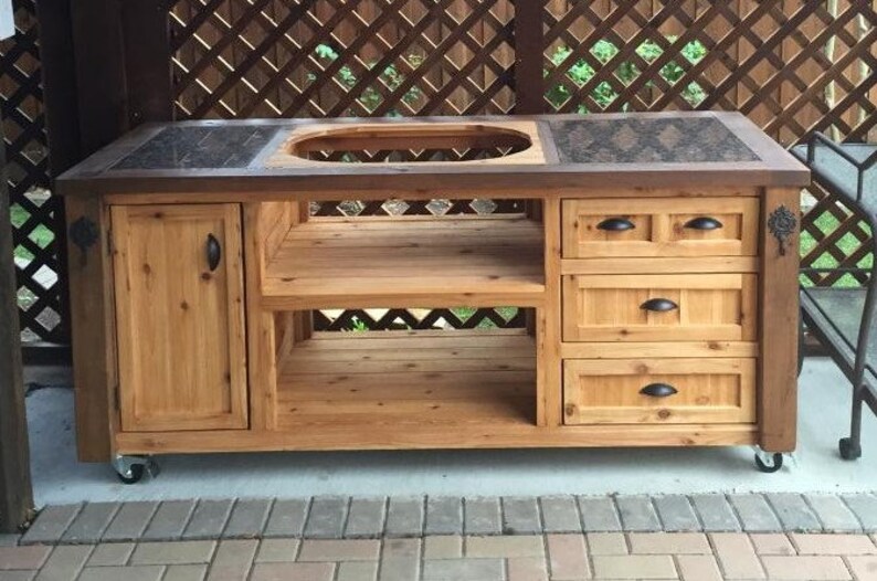 FREE SHIPPING on Grill Tables & Grill Carts for Kamado Joe Etsy