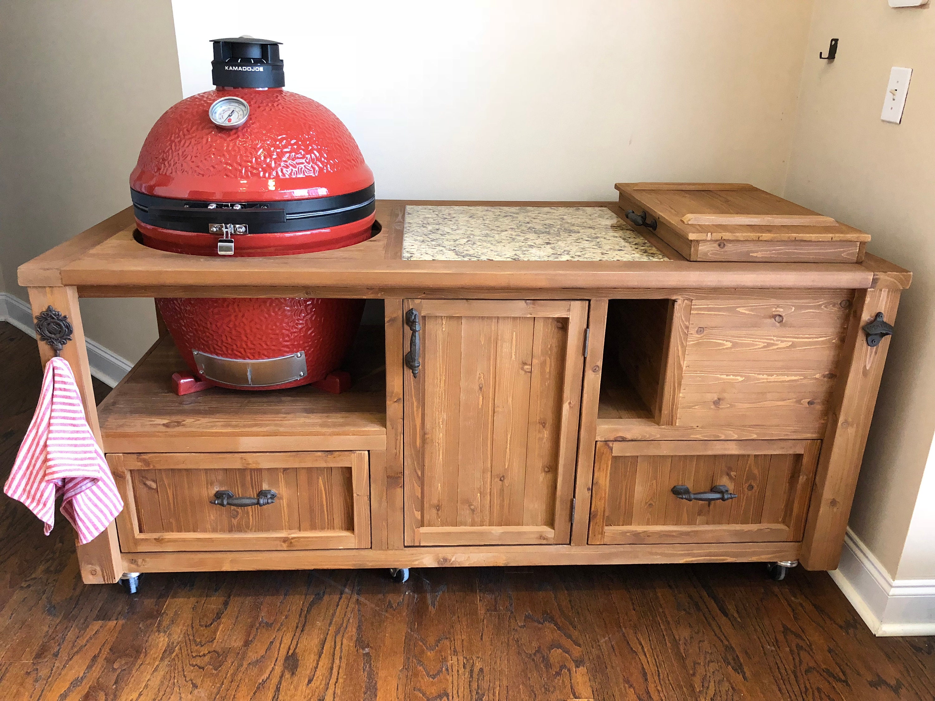 Grill Table or Grill for Big Green Egg Kamado Joe Etsy