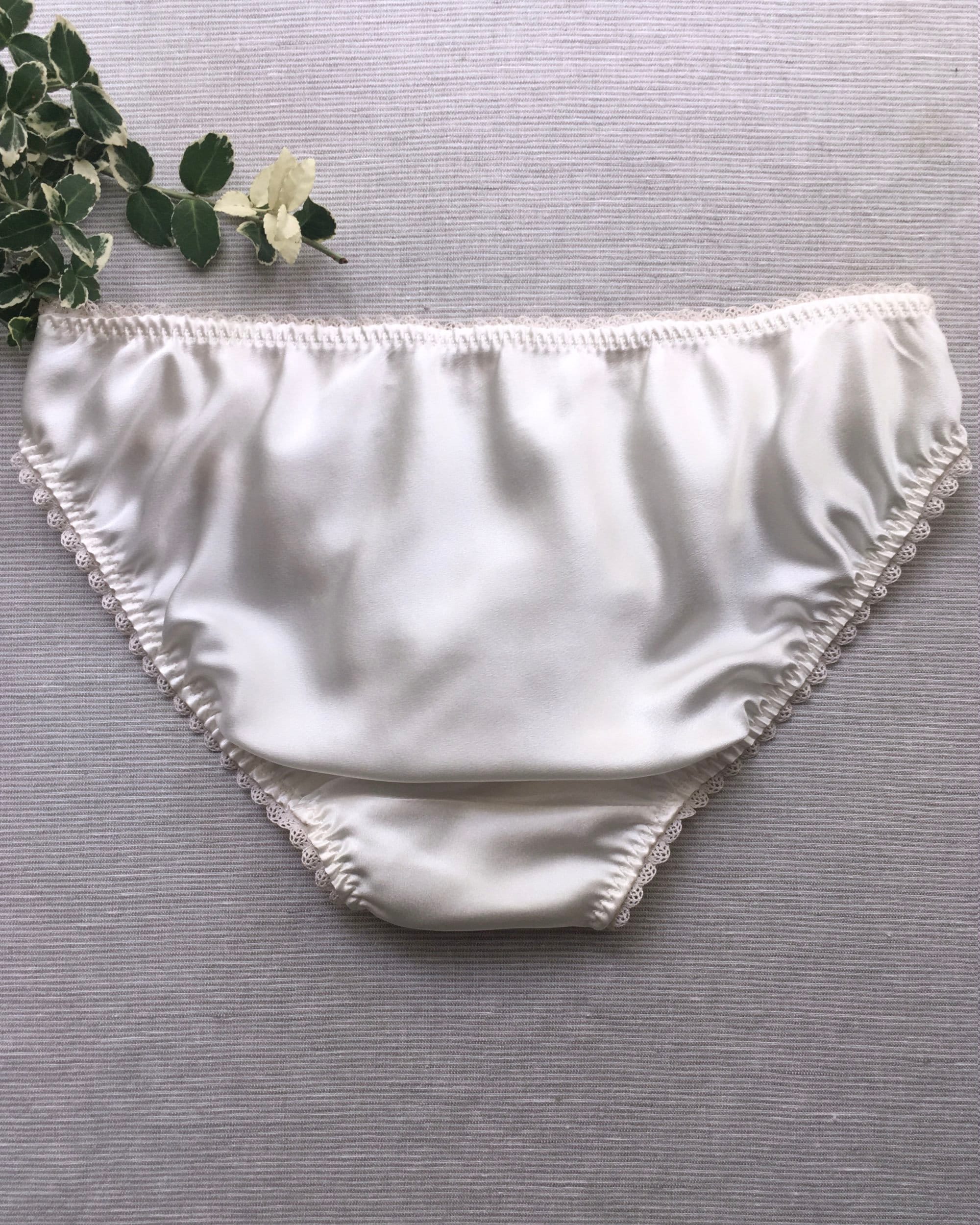 Womens Satin Panties Gift Box, Ivory Silk Knickers, Low Rise Briefs, White  Bridal Lingerie, Underwear Gift for Her, Unique Wedding Gift -  Canada
