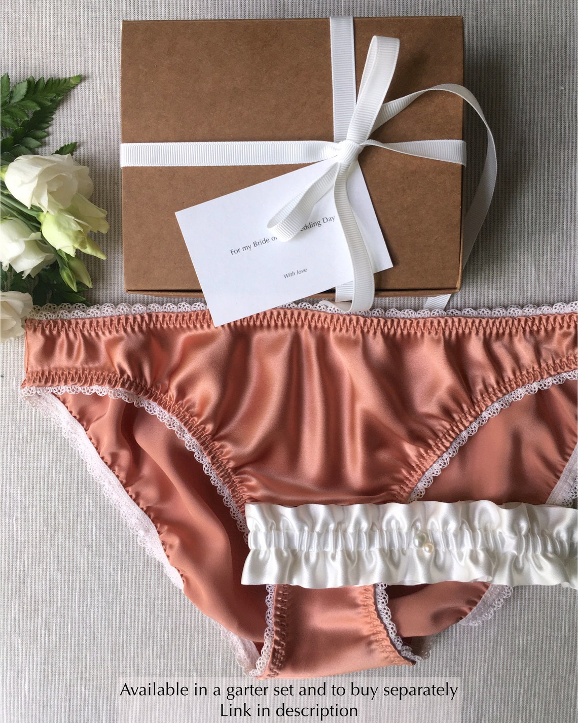 Womens Silk Panties Gift Box Pink Satin Knickers Rose Pink Etsy