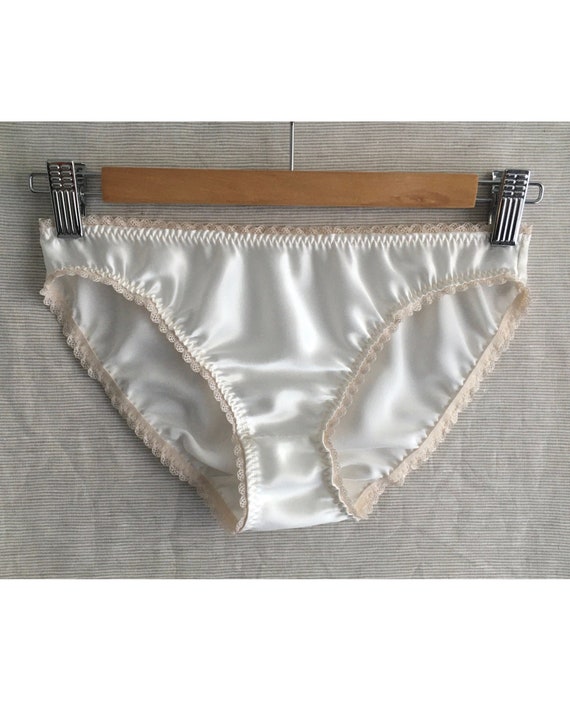 Buy Bridal Silk Panties Gift Box / White Wedding Lingerie / Ivory Satin  Pantie / Womens Knickers / Bridesmaid Panty / Pure Silk Bikini Brief Online  in India 