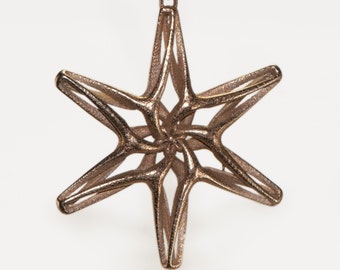 Star Christmas tree ornament