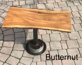 Live Edge Wood Slab Coffee Tables, Live Edge Table, End Table, Wood End Table, Slab Wood