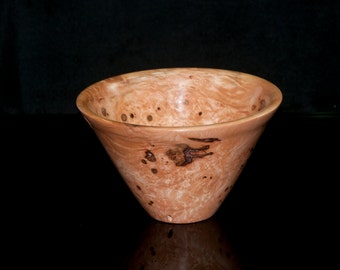 Maple burl bowl