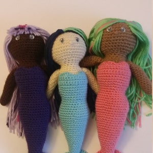 Mermaid CROCHET PATTERN, mermaid amigurumi doll, mermaid amigurumi pattern, crochet mermaid pattern, mermaid doll, mermaid amigurumi pattern
