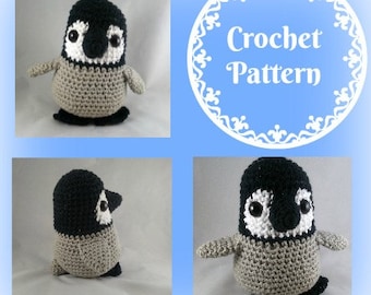 patrón amigurumi pingüino bebé, patrón amigurumi pollito pingüino, amigurumi pingüino, patrón de crochet, patrón de crochet pingüino