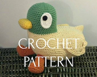 Duck Amigurumi crochet pattern, Sarah and Duck, duck toy, crochet pattern only, Sarah and Duck amigurumi, amigurumi pattern, duck amigurumi