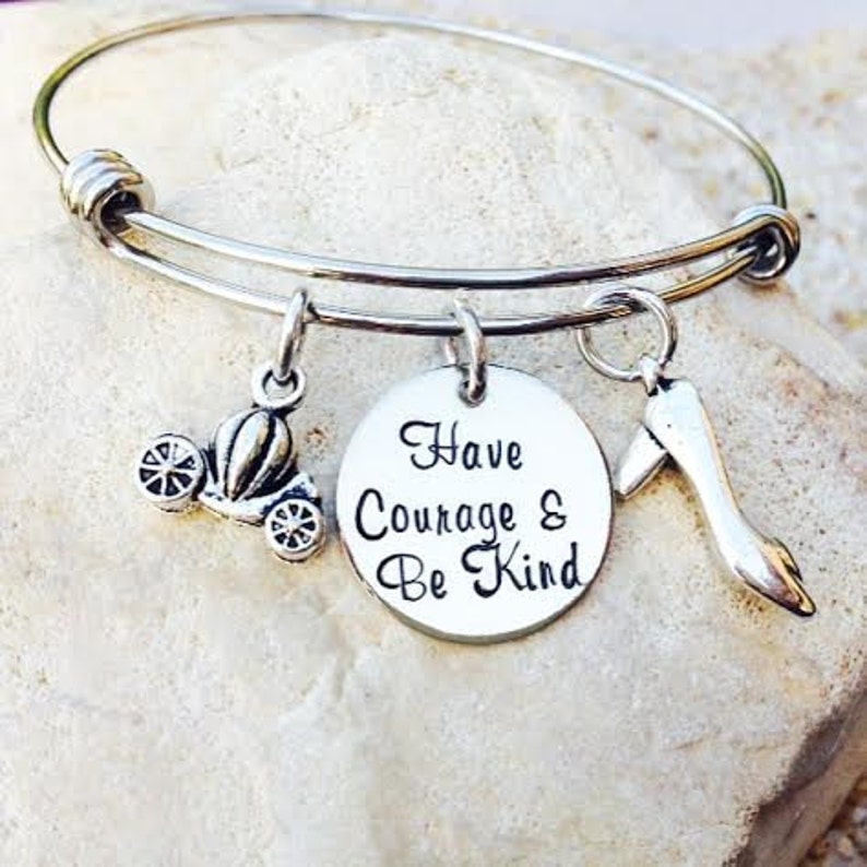 Disney Jewelry Disney Bracelet Bangle Cinderella Etsy