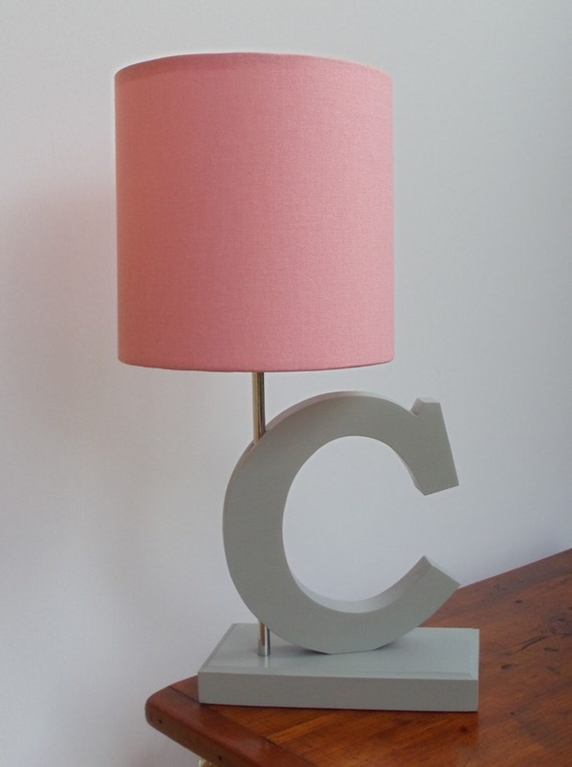 Small Pink Drum Lamp Shade Nursery or Girl's Lamp Shade Etsy