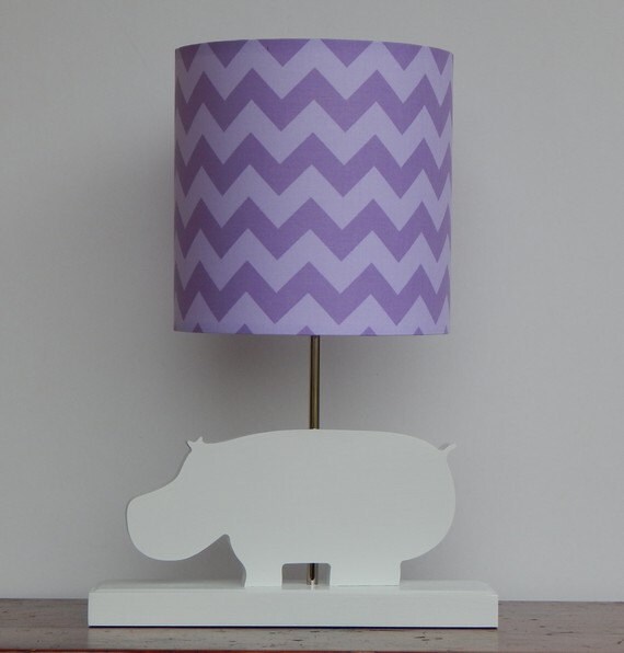 purple nursery lamp