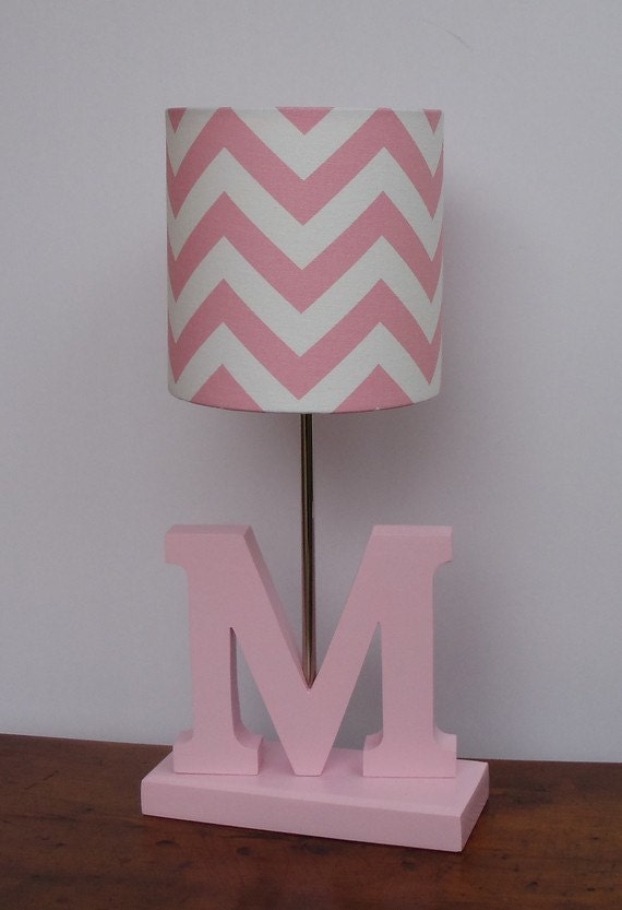 pink lamp shade for nursery