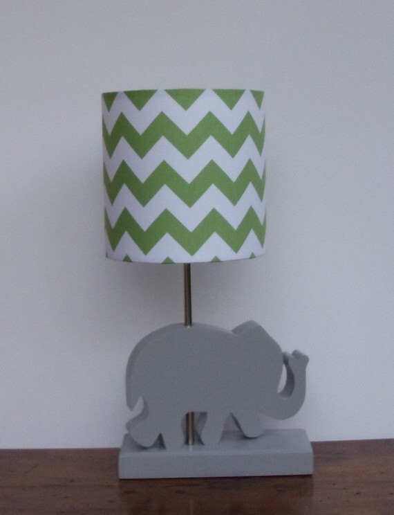 Handmade Small Green White Chevron Lamp Shade Nursery Green White Chevron Lamp Shade Nursery
