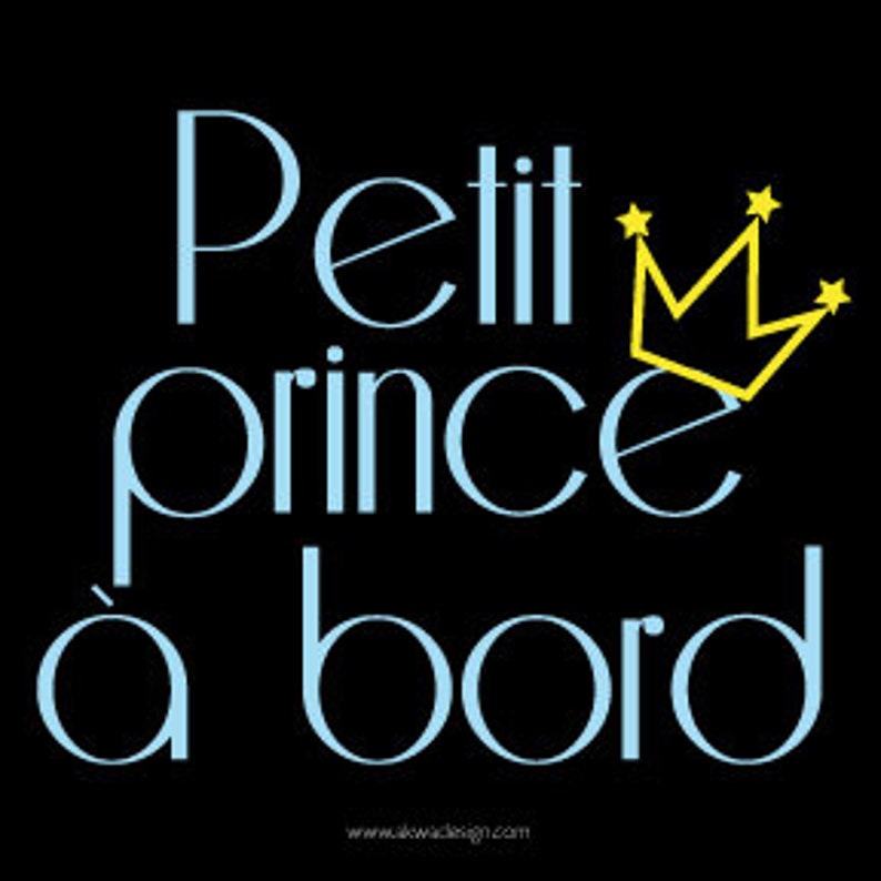 Family and child on board Car sticker Little Prince on board baby boy on board Prince Family car sticker