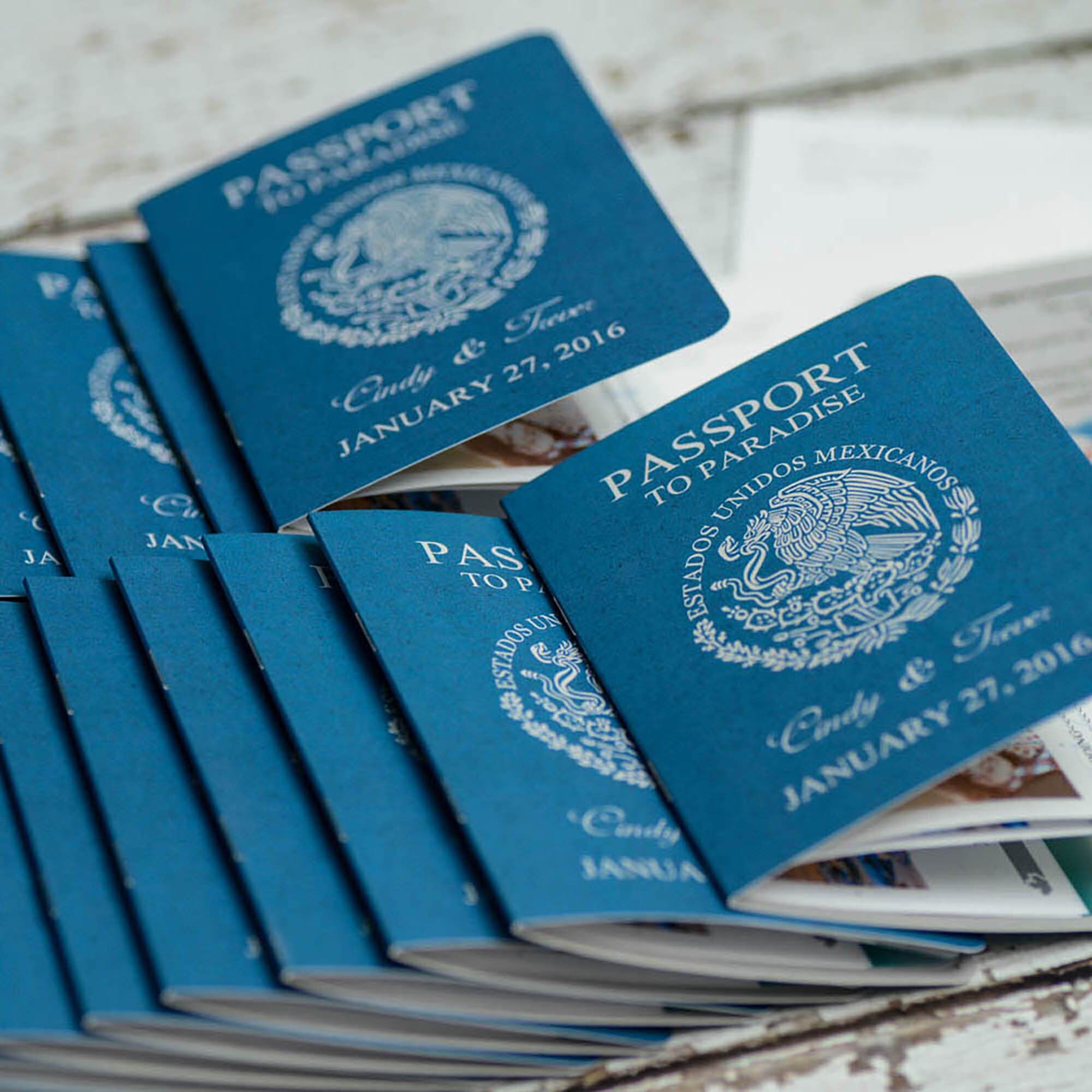 Passport Invitation for a destination wedding Custom made Etsy