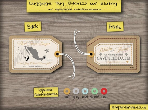 luggage tag save the