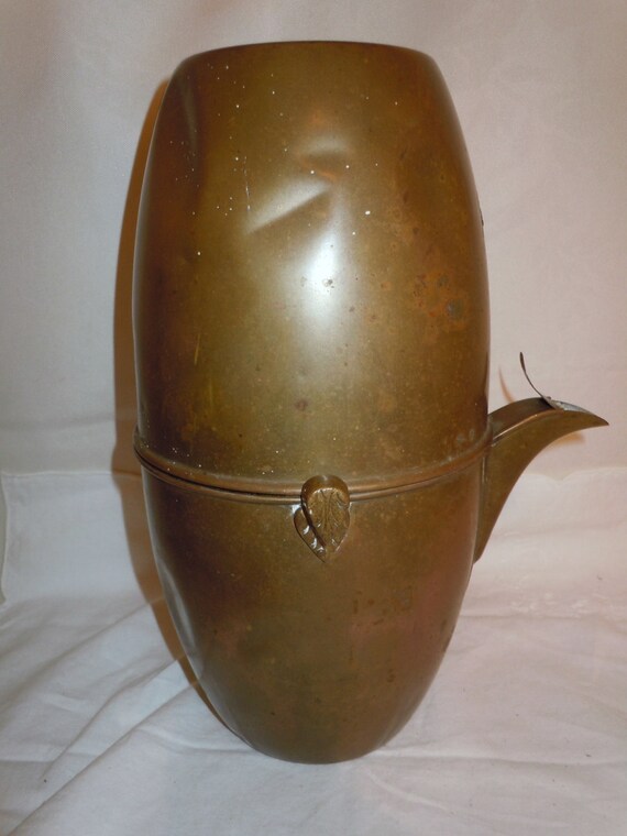 Samovar Rare Flip Burner Antique Copper Coffee Maker Urn