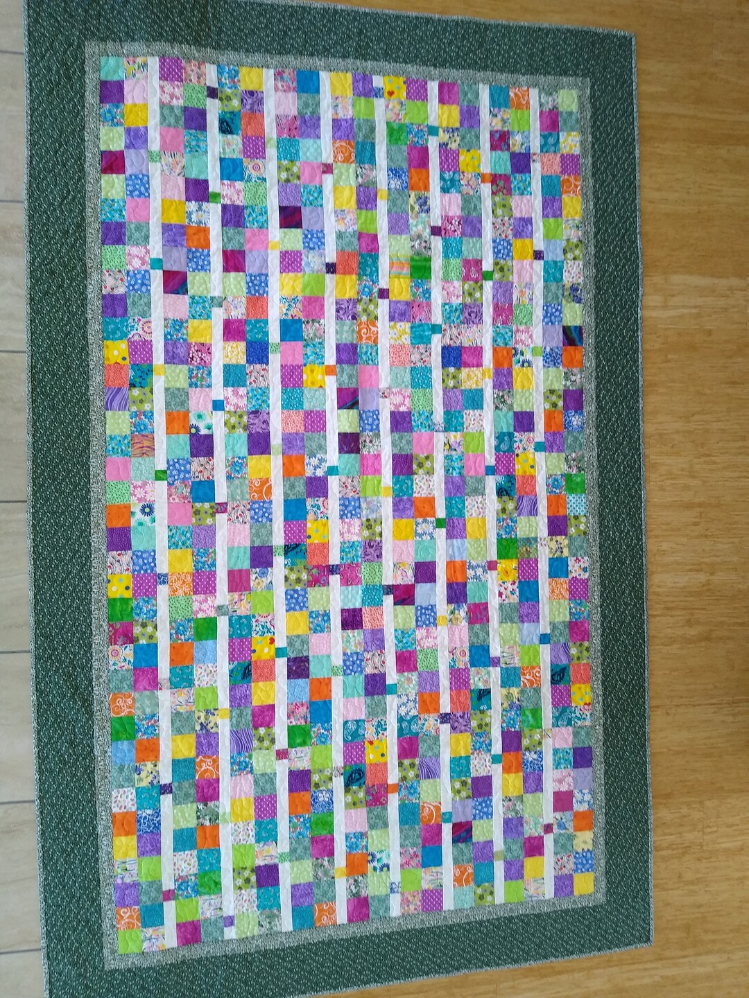 Scrappy Quilt - Etsy